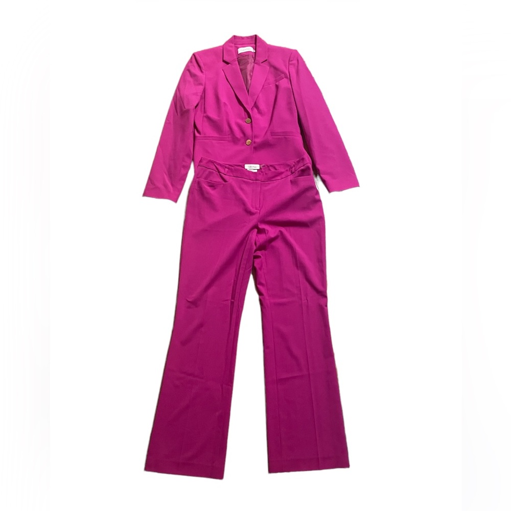 Calvin Klein Hot Pink 2 piece Pantsuit